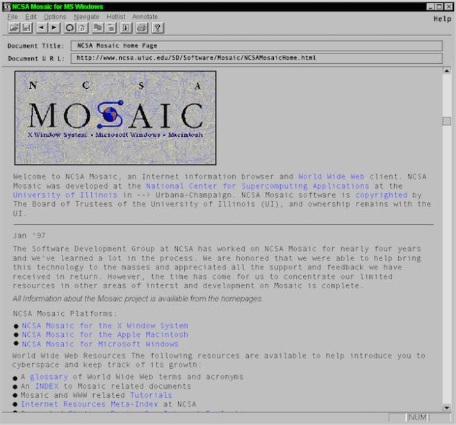 Mosaic Browser